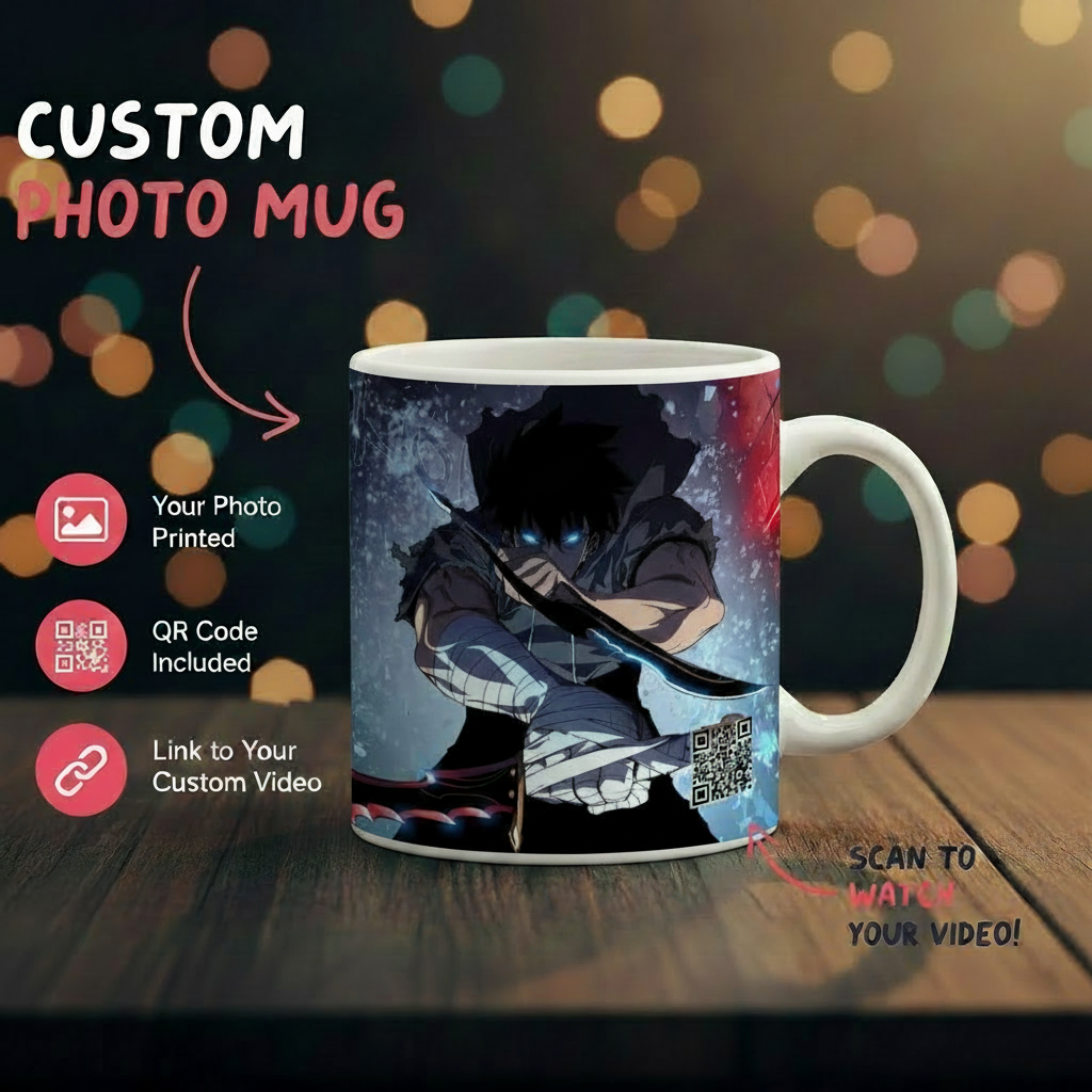 Custom Anime Wrap Mug with Margins